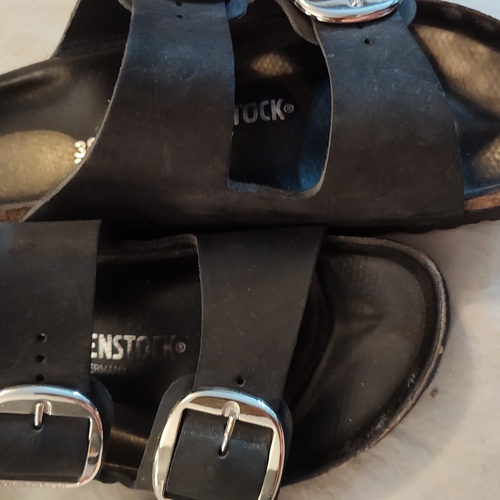 Birkenstock womens Arizona big buckle Black - Picture 3 of 5